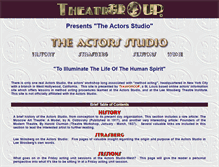 Tablet Screenshot of actors-studio.com